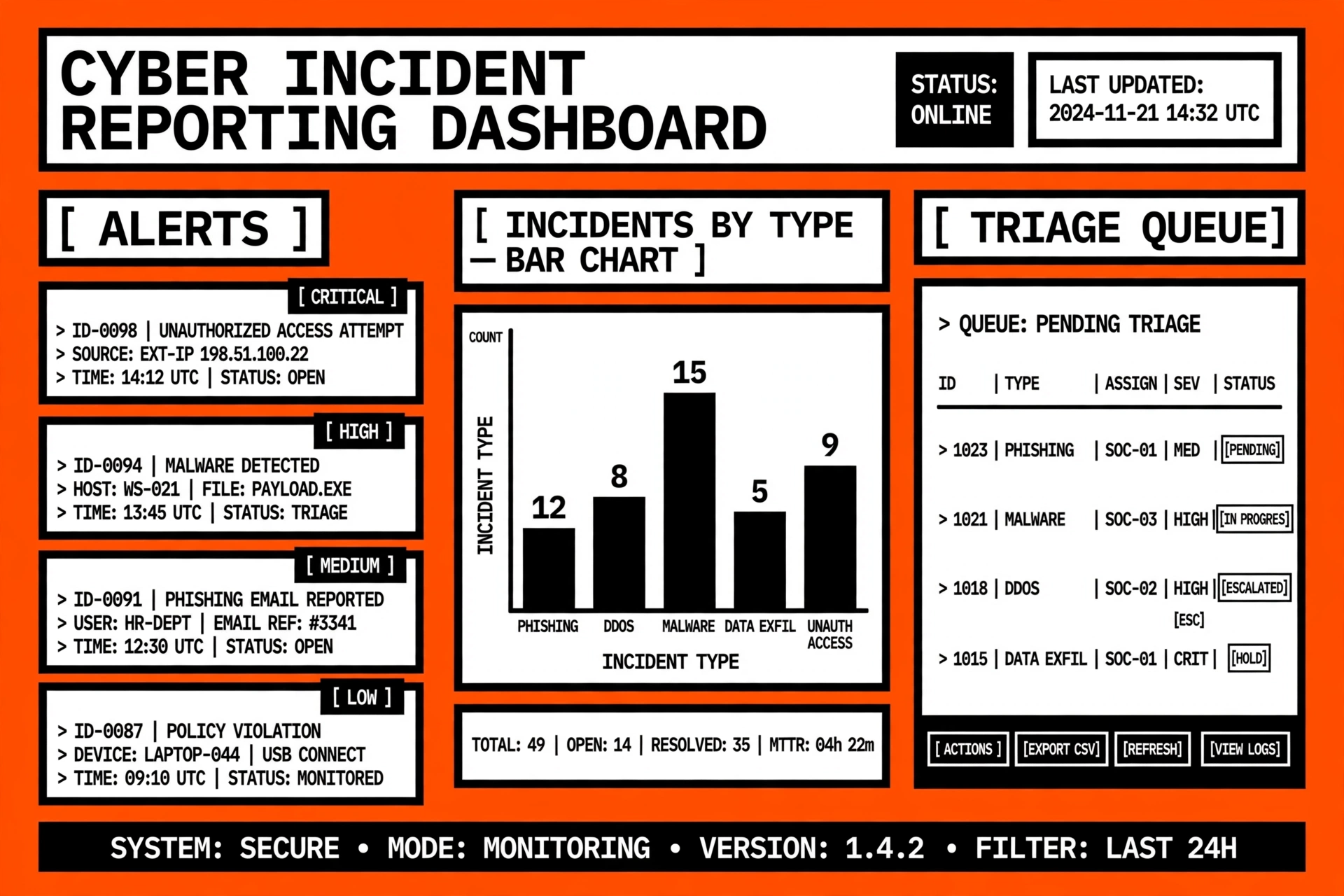 BD Incident Report — project visual